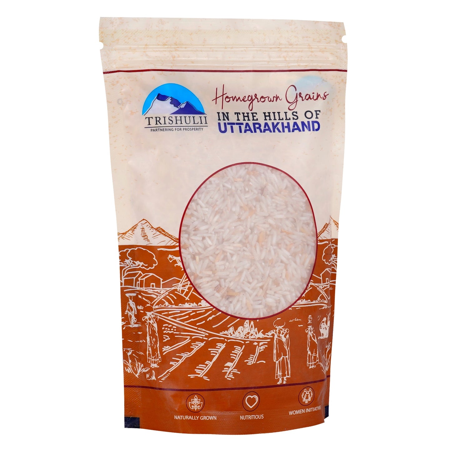 Himalayan unpolished White Rice (500g)