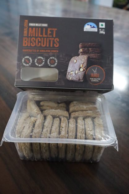 Finger & Barnyard Millets cookies